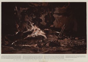 De Grote Vulkanische Uitbarsting in de West-Indië, de Eruptie die St Pierre, Martinique overspoelde